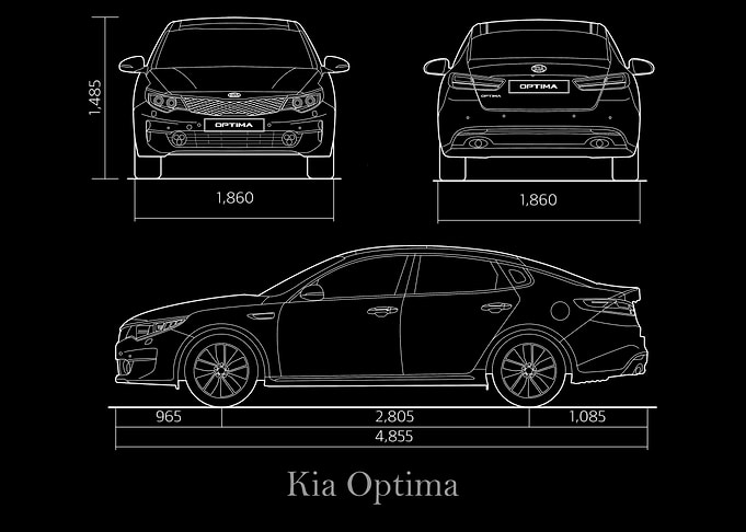 Kia Optima 2017 Blueprint