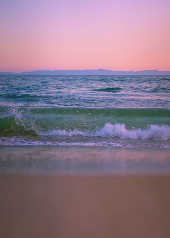 Waves White Sand Beach