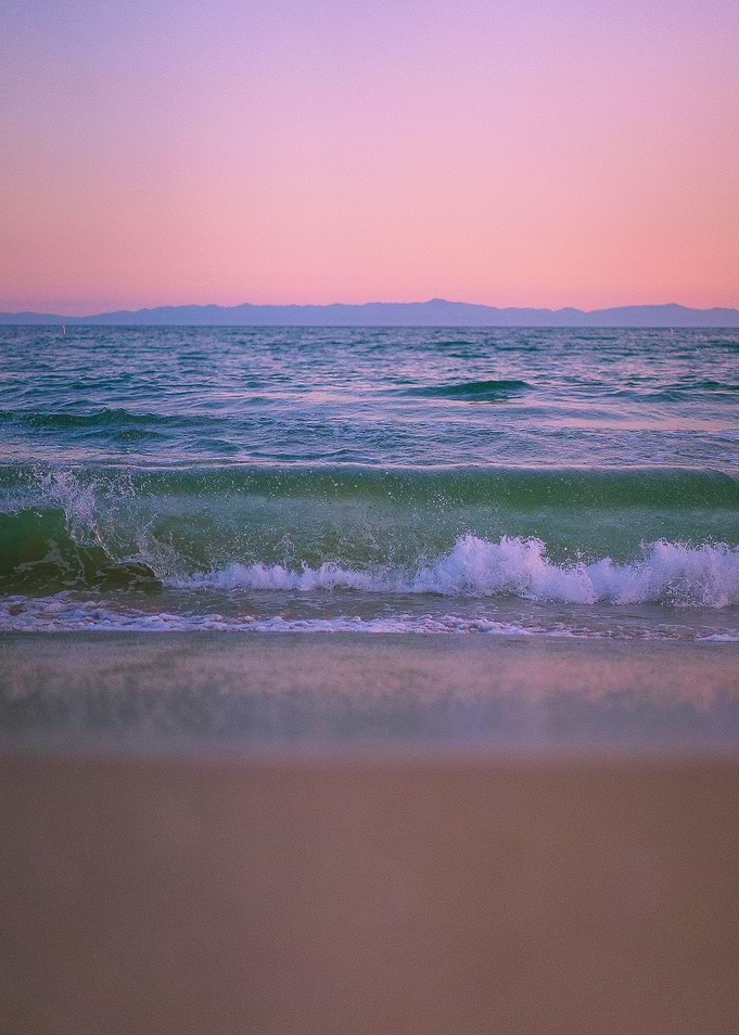 Waves White Sand Beach