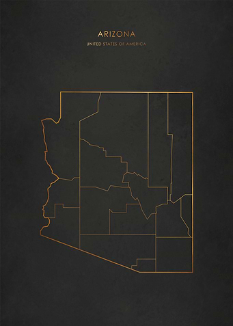 Gold Arizona Map