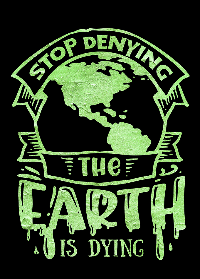 The earth is dying