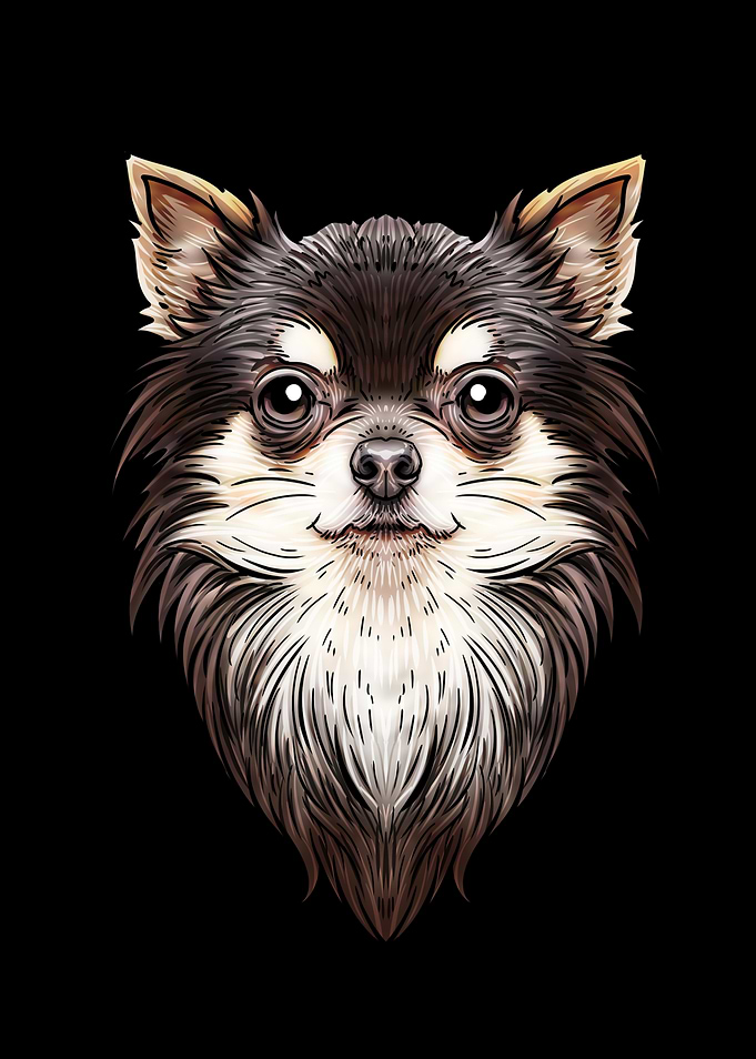 Chihuahua Dog Portrait