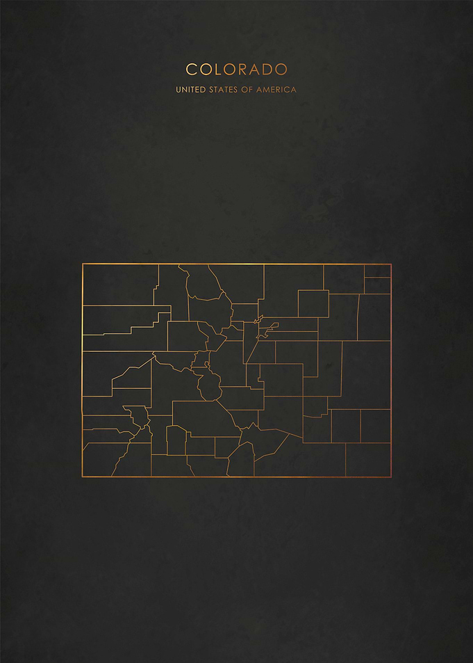 Gold Colorado Map
