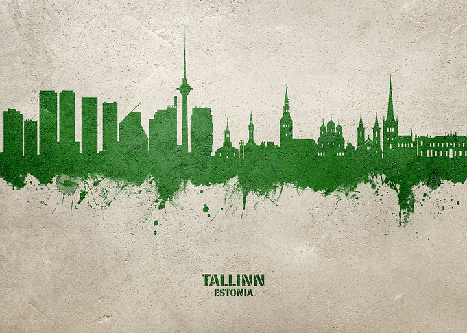 Tallinn Skyline Estonia