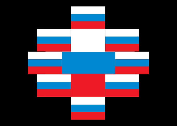 Russia Flag Flag
