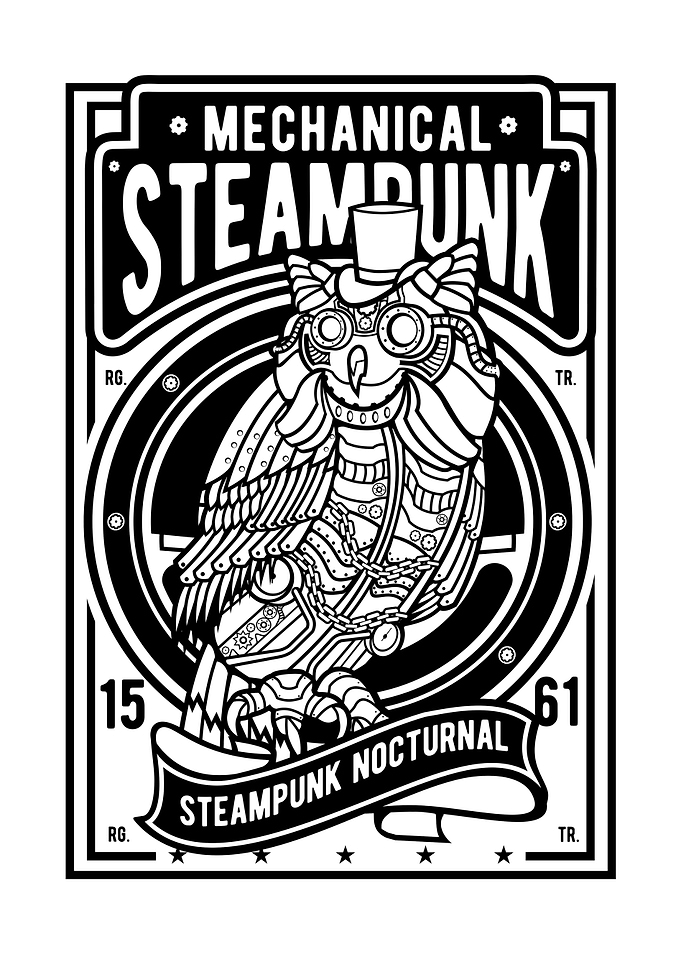 Steampunk Owl
