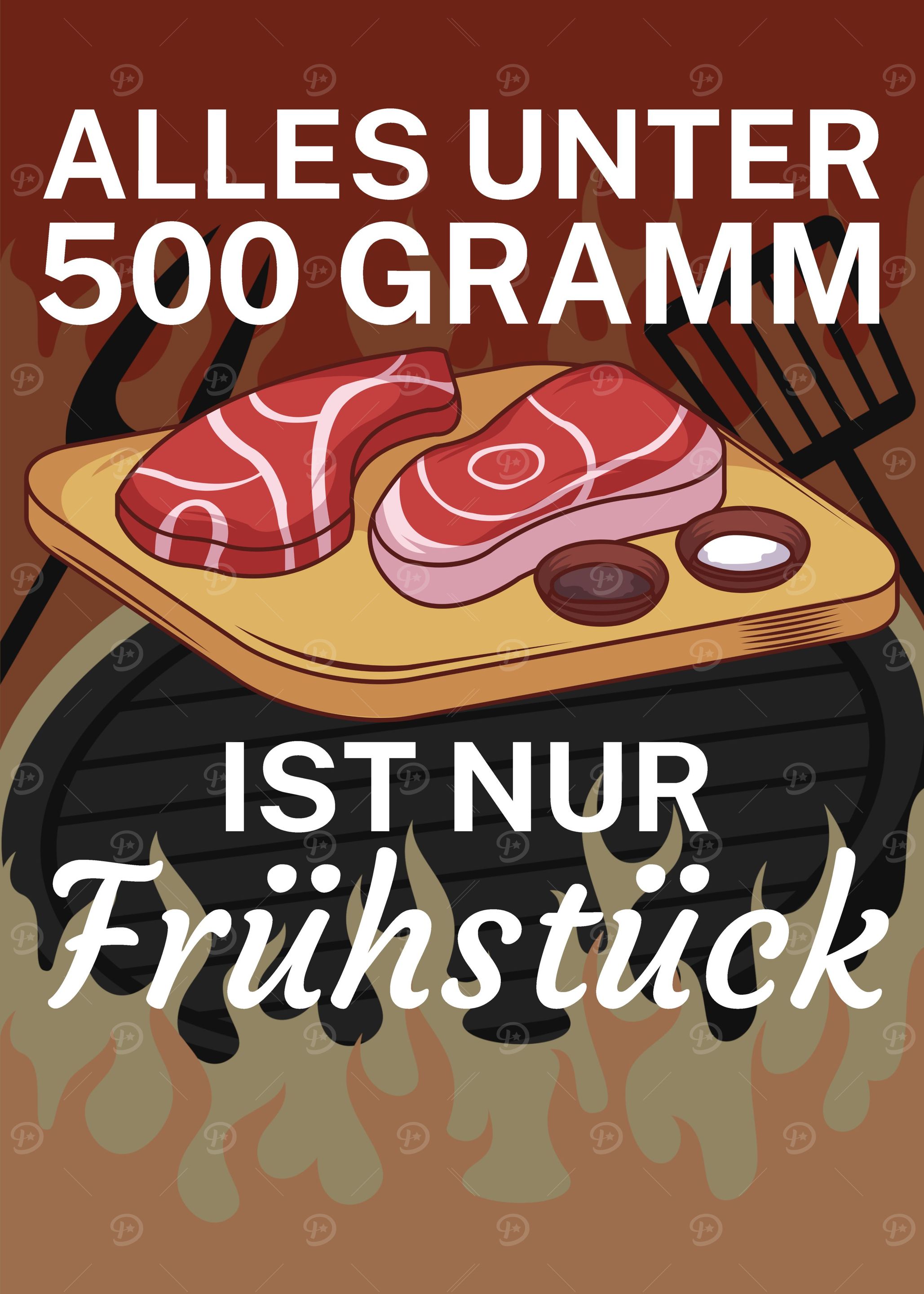 500 Gramm Grillen