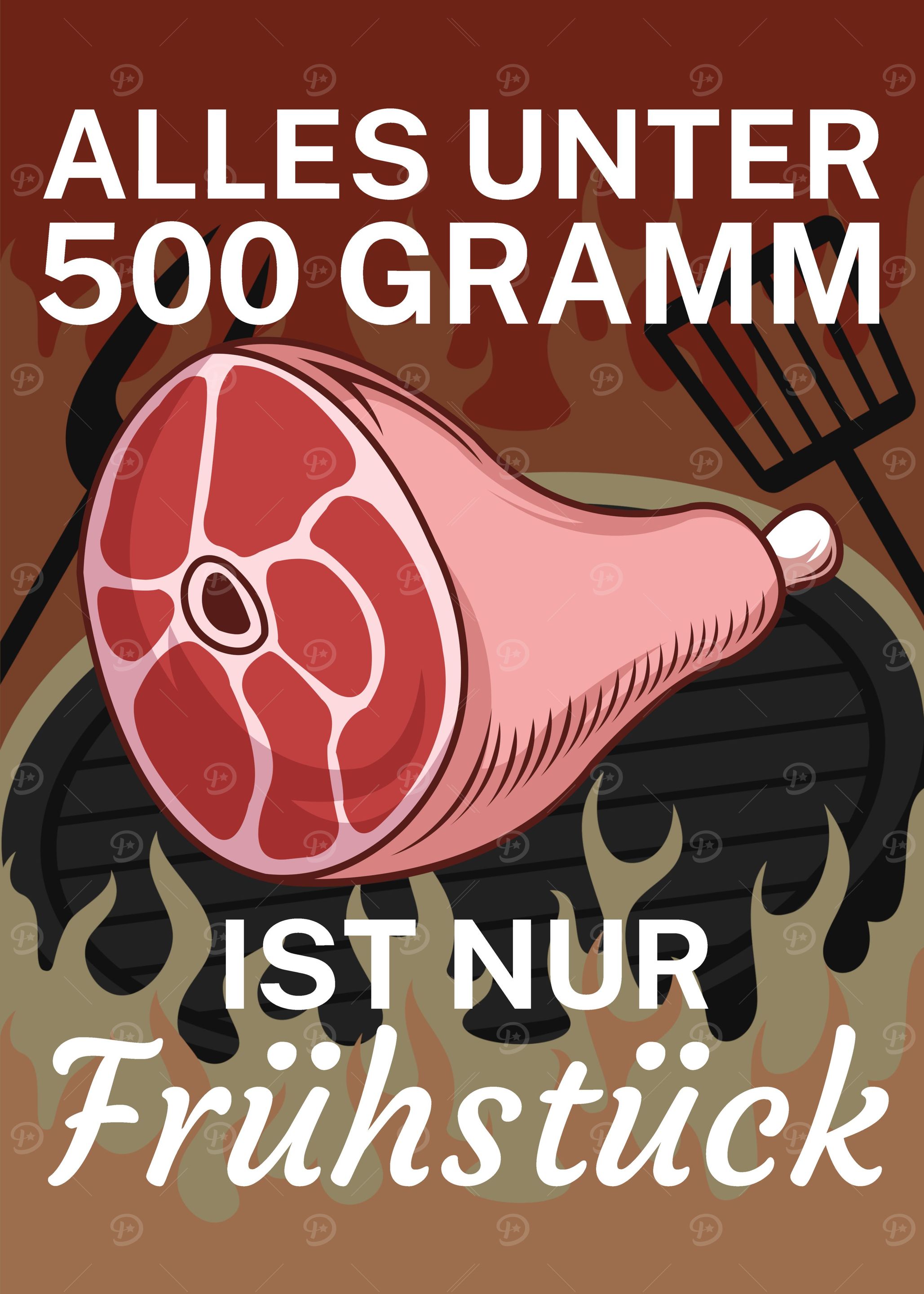 500 Gramm Grillen