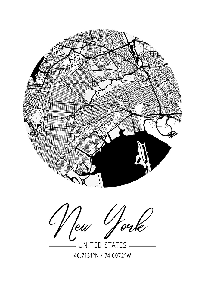 New York Area City Map