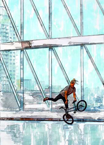 BMX Front Wheel Stand