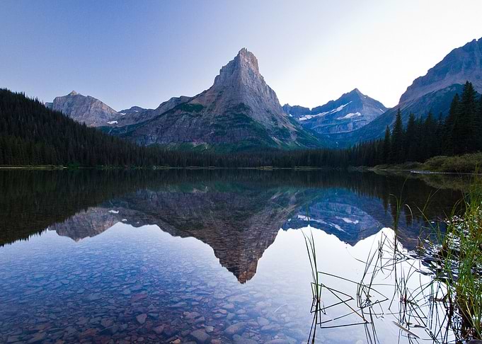 Lake Mountains Scenery