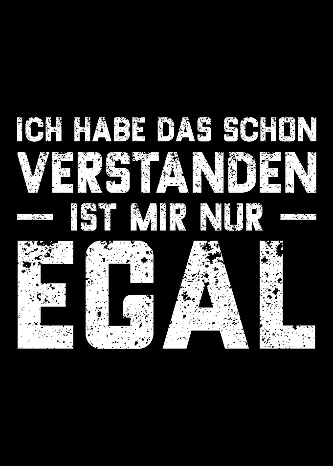 Ich Habe Das Schon Verstan