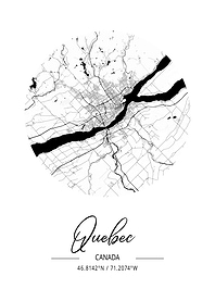 Quebec Area City Map