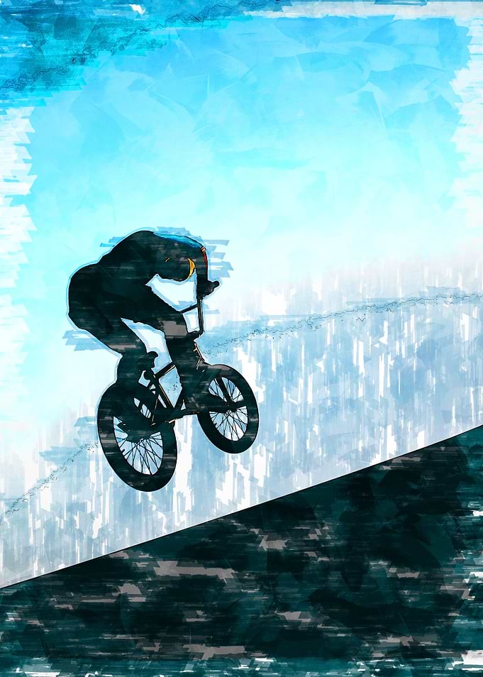 Minimal BMX Silhouette