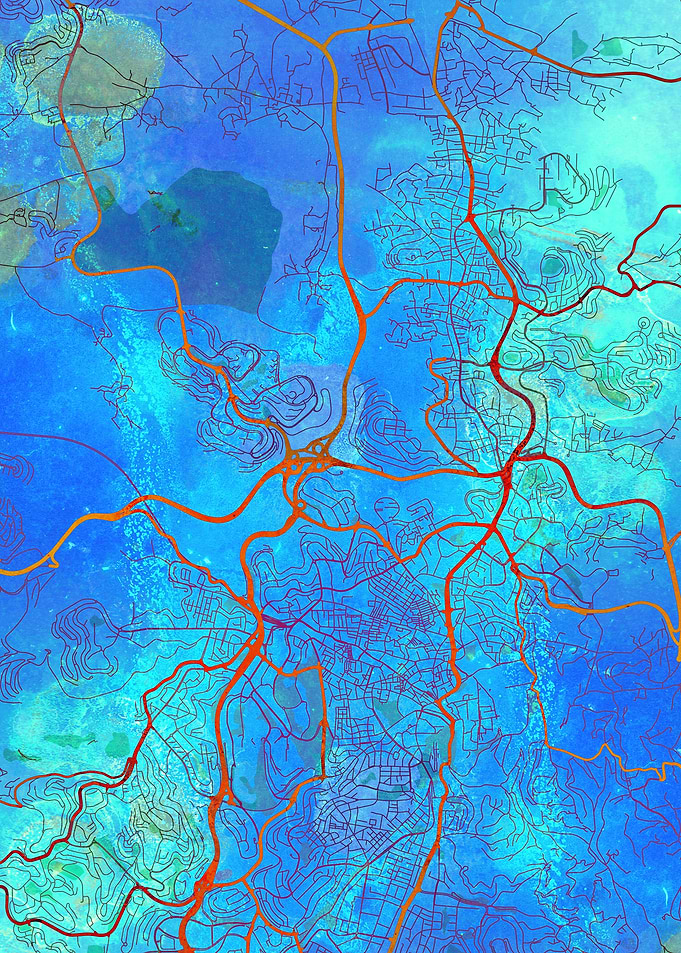 Jerusalem Street Map