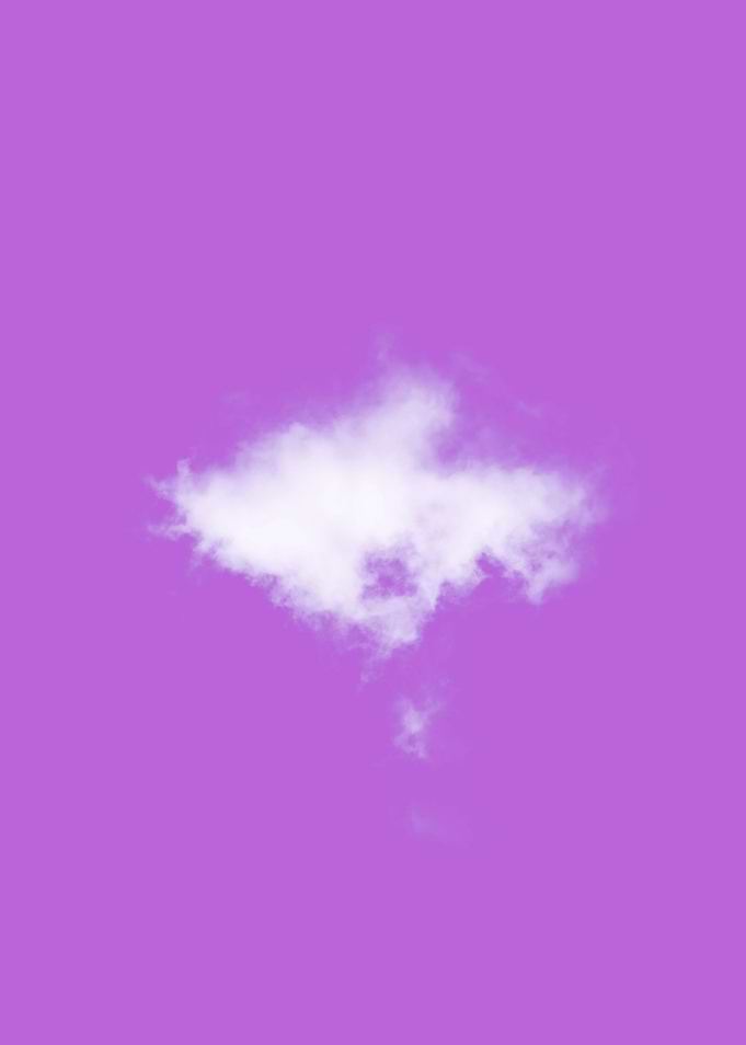 White Cloud in Pink