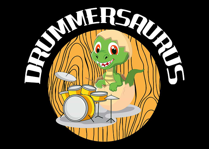 Drummersaurus Drummer Dino