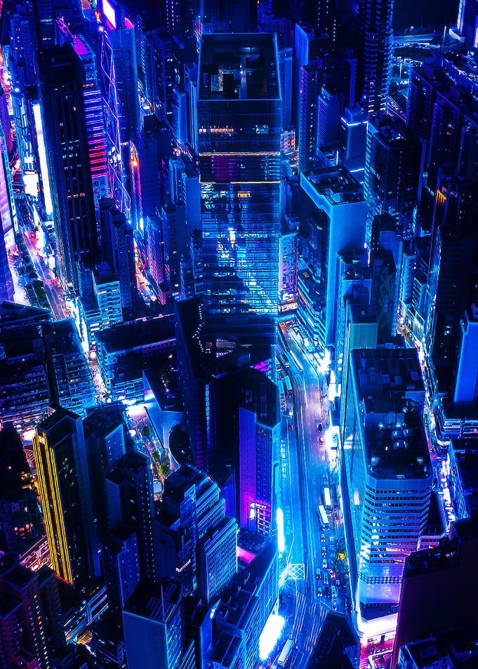 Cyberpunk City Night