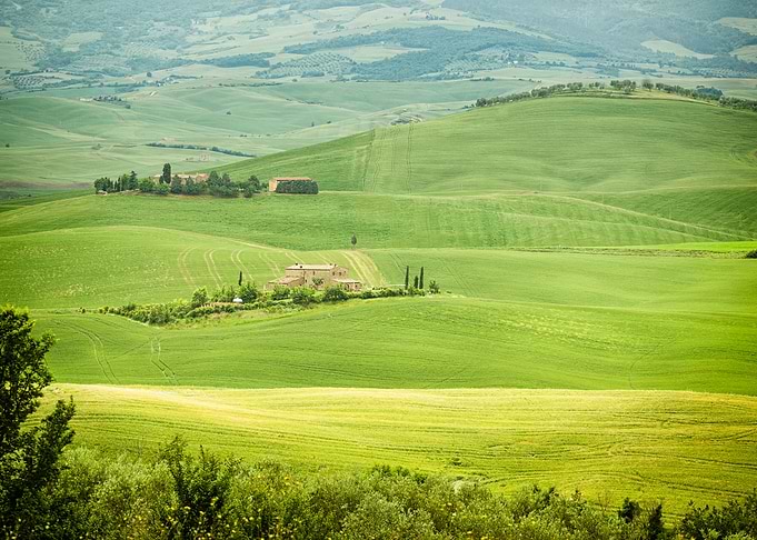 Landscape in Val dOrcia
