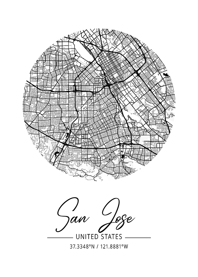 San Jose Area City Map