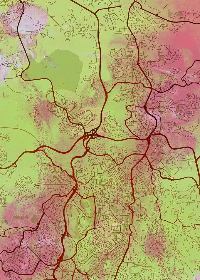 Jerusalem Street Map