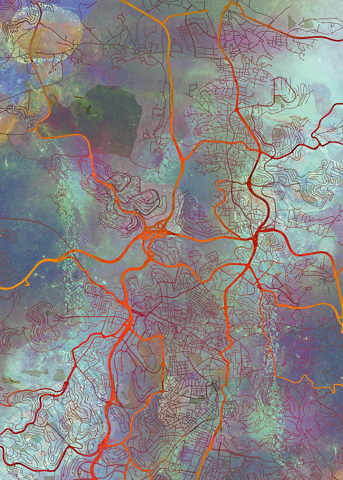 Jerusalem Street Map