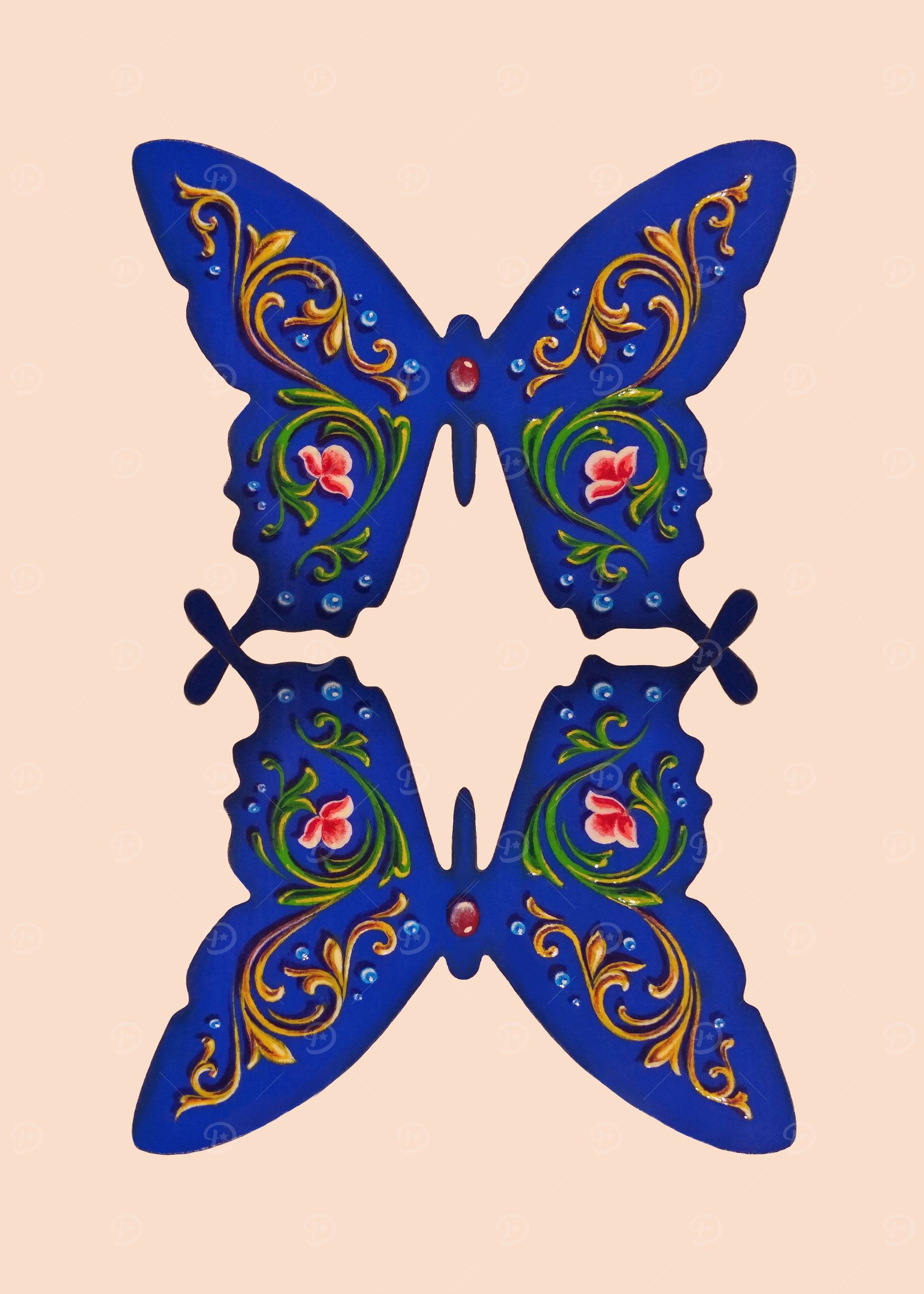 Butterflies fileteado