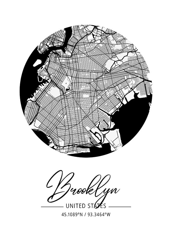 Brooklyn Area City Map