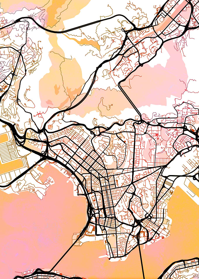 Hong Kong Street Map