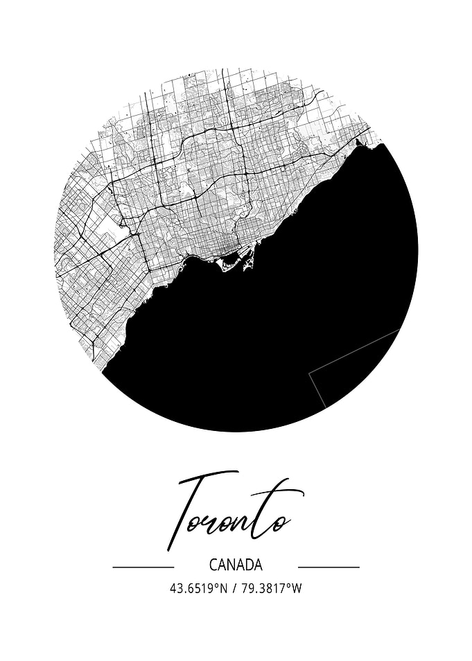 Toronto Area City Map