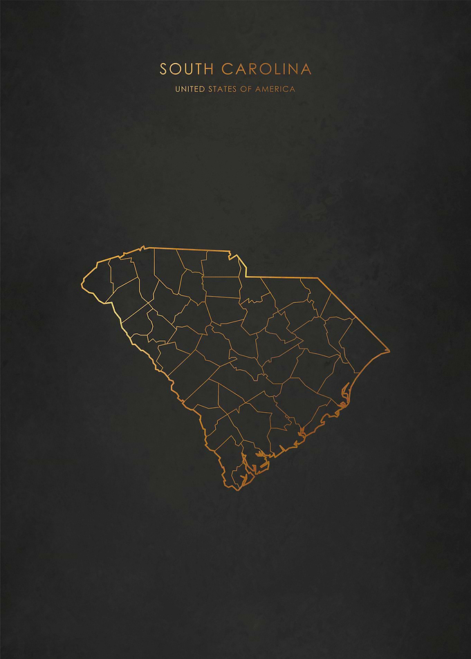 Gold South Carolina Map