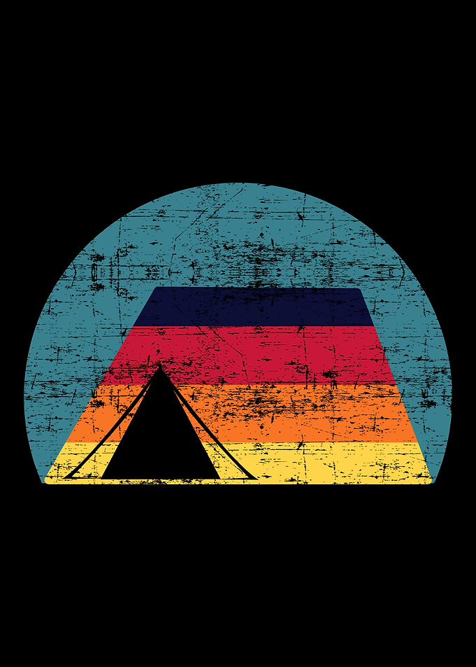 RETRO VINTAGE 70S CAMPING
