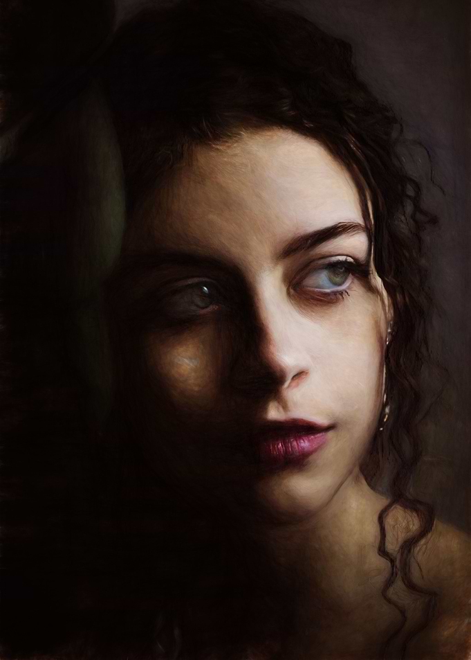 In the shadows
