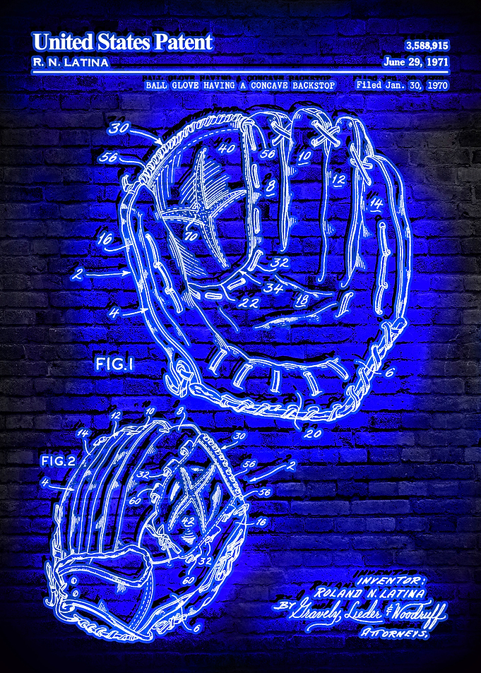 1971 baseball glove