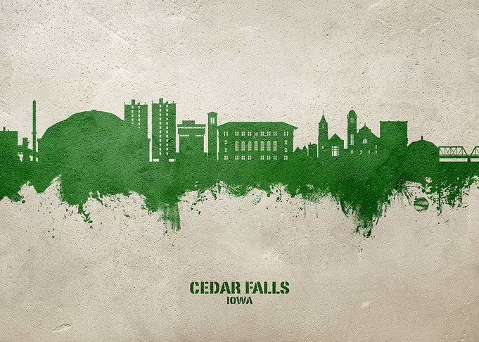Cedar Falls Skyline Iowa