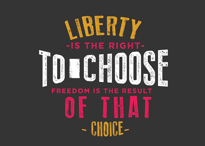 freedom is the result