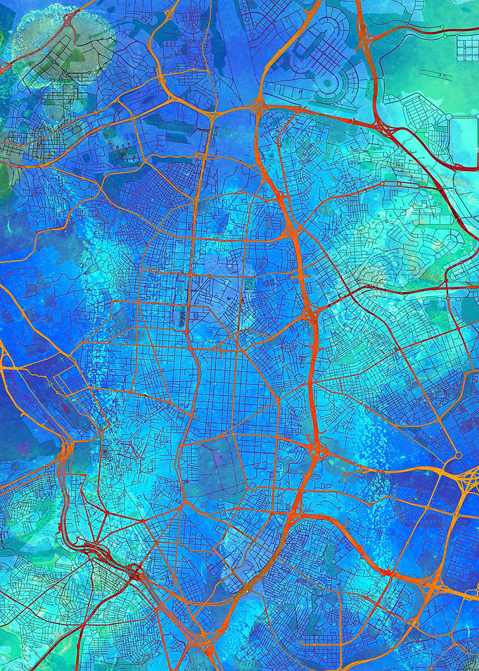Madrid Street Map