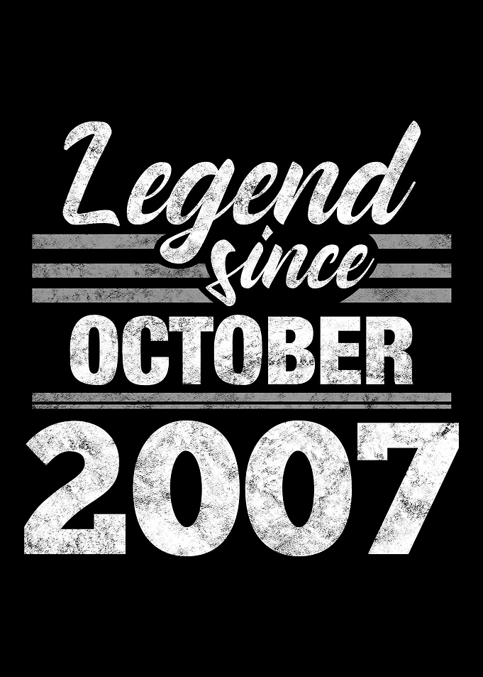 Legend Since October 2007