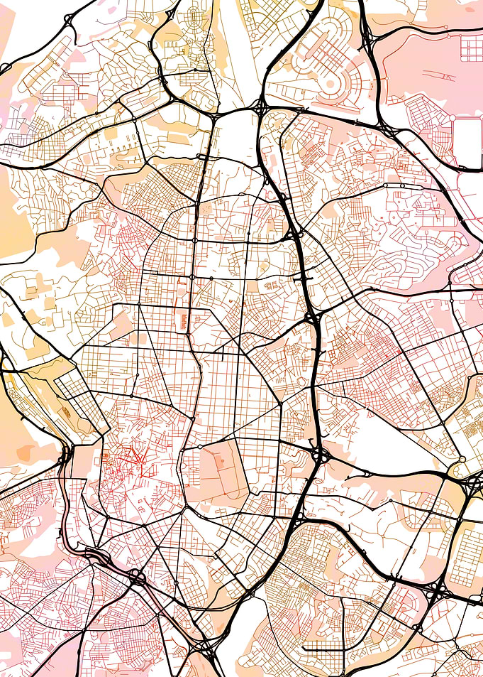 Madrid Street Map