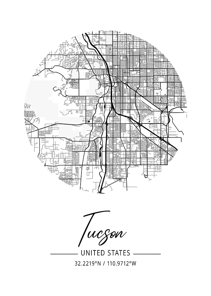 Tucson Area City Map