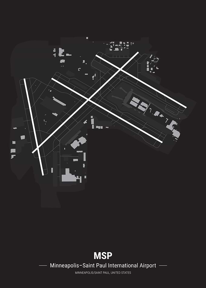 Minneapolis Airport Map