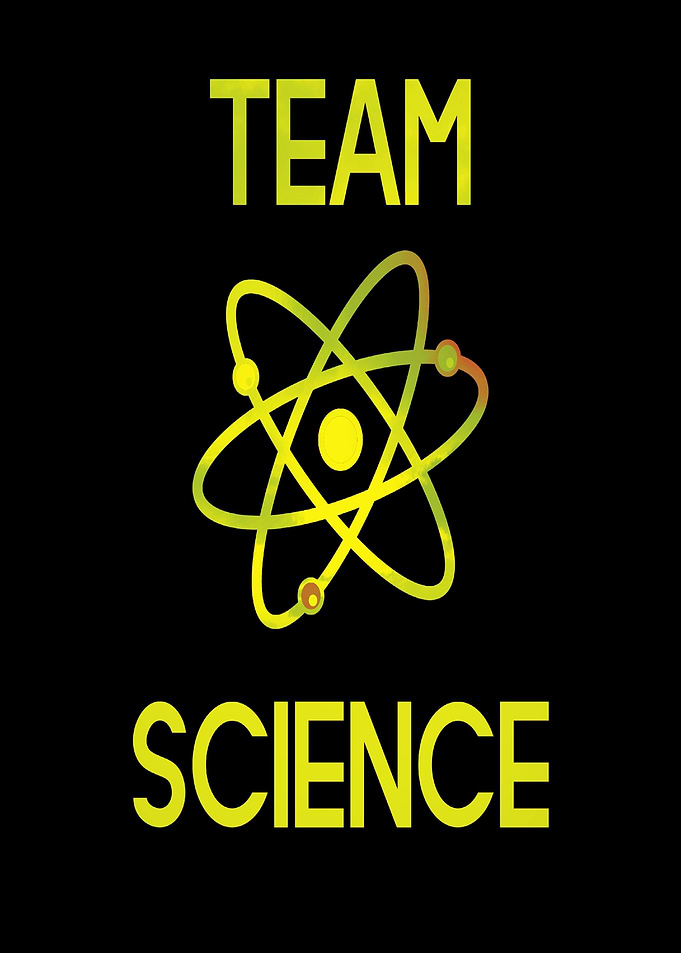 Slogan TEAM SCIENCE with