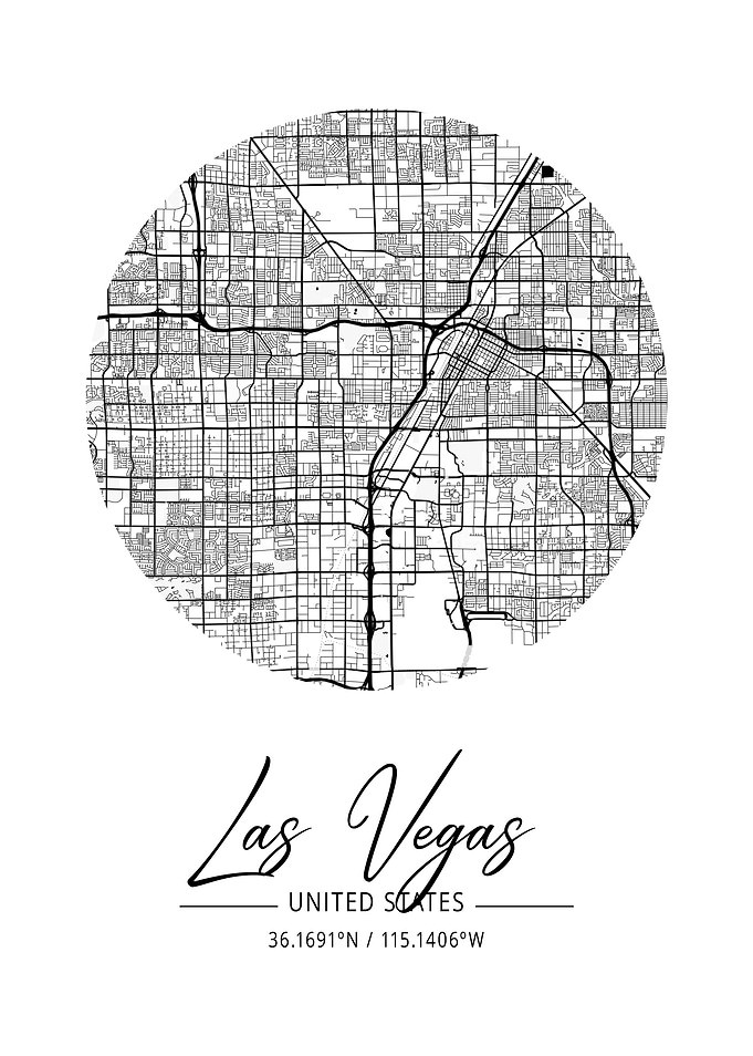 Las Vegas Area City Map
