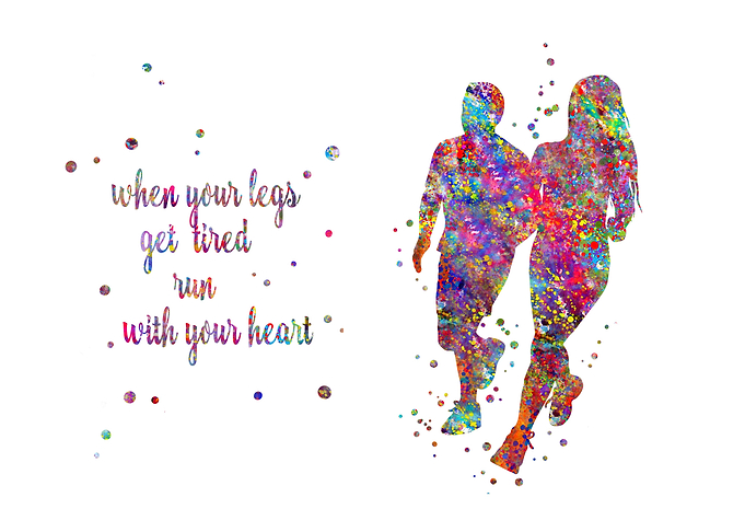 Runner couple