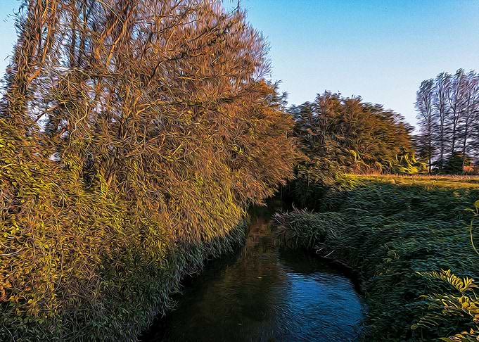 Bridge on a channel