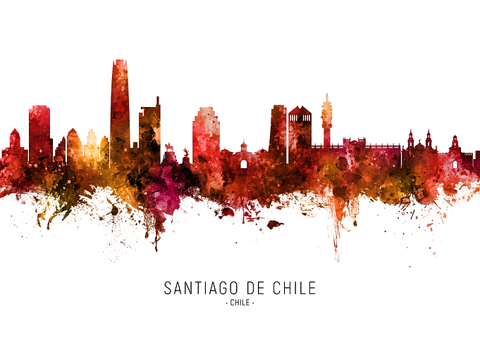 Santiago de Chile Skyline