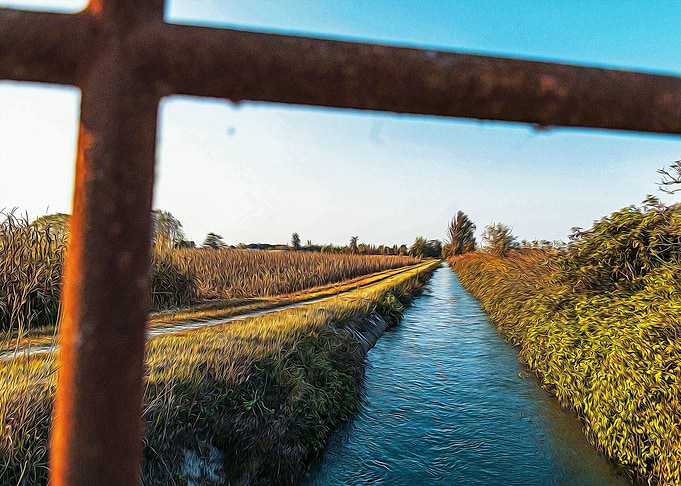 Bridge on a channel