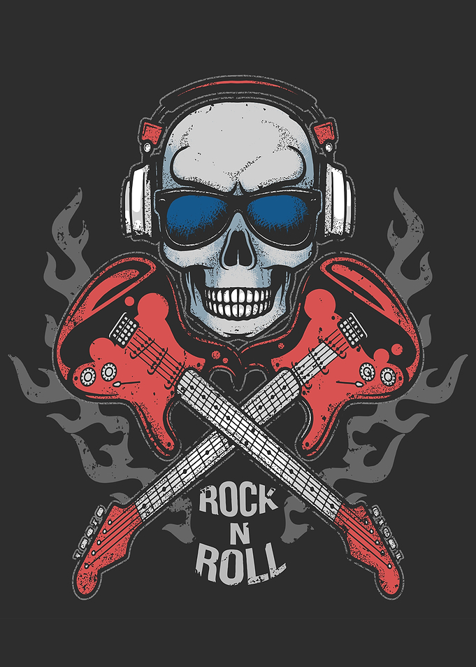 Rock n Roll Skull