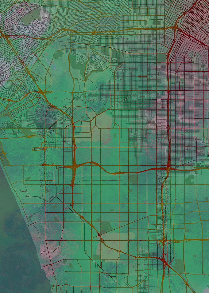 Los Angeles Street Map