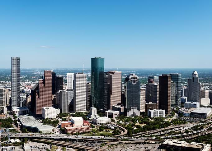 Skyline of Houston Texas